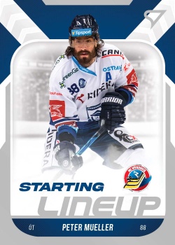 Peter Mueller Vitkovice Tipsport ELH 2022/23 SportZoo 2. serie Starting LINEUP #SL-46
